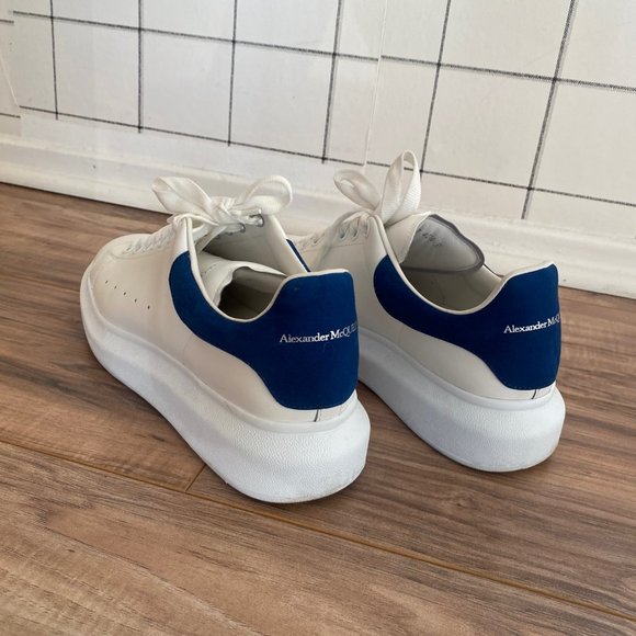 Alexander McQueen Other - Alexander McQueen Men's Oversized Leather Platform Sneakers Navy